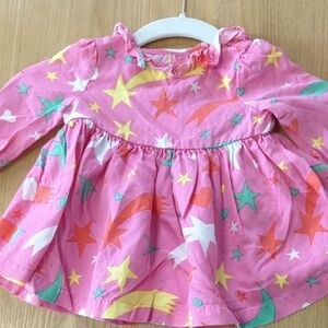 Stella McCartney Pink and Multicolor Woven Dress